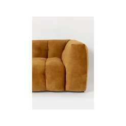 KARE Design Canapé D'angle Salamanca Velours Ocre Gauche ^ Canapé & Banquette
