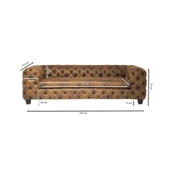KARE Design Canapé Desire 3 Places Vintage ^ Canapé & Banquette
