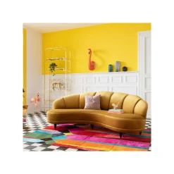 KARE Design Canapé Dschinn 3 Places Velours Ocre ^ Canapé & Banquette
