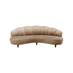 KARE Design Canapé Dschinn 3 Places Velours Taupe ^ Canapé & Banquette