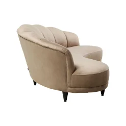 KARE Design Canapé Dschinn 3 Places Velours Taupe ^ Canapé & Banquette