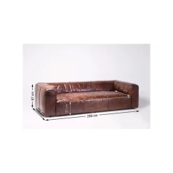 KARE Design Canapé En Cuir Cubetto 260cm ^ Canapé & Banquette