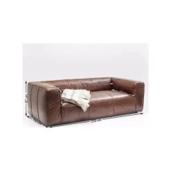 KARE Design Canapé En Cuir Cubetto 220cm ^ Canapé & Banquette