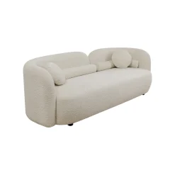 KARE Design Canapé Kelly Boucle 3 Places Crème ^ Canapé & Banquette