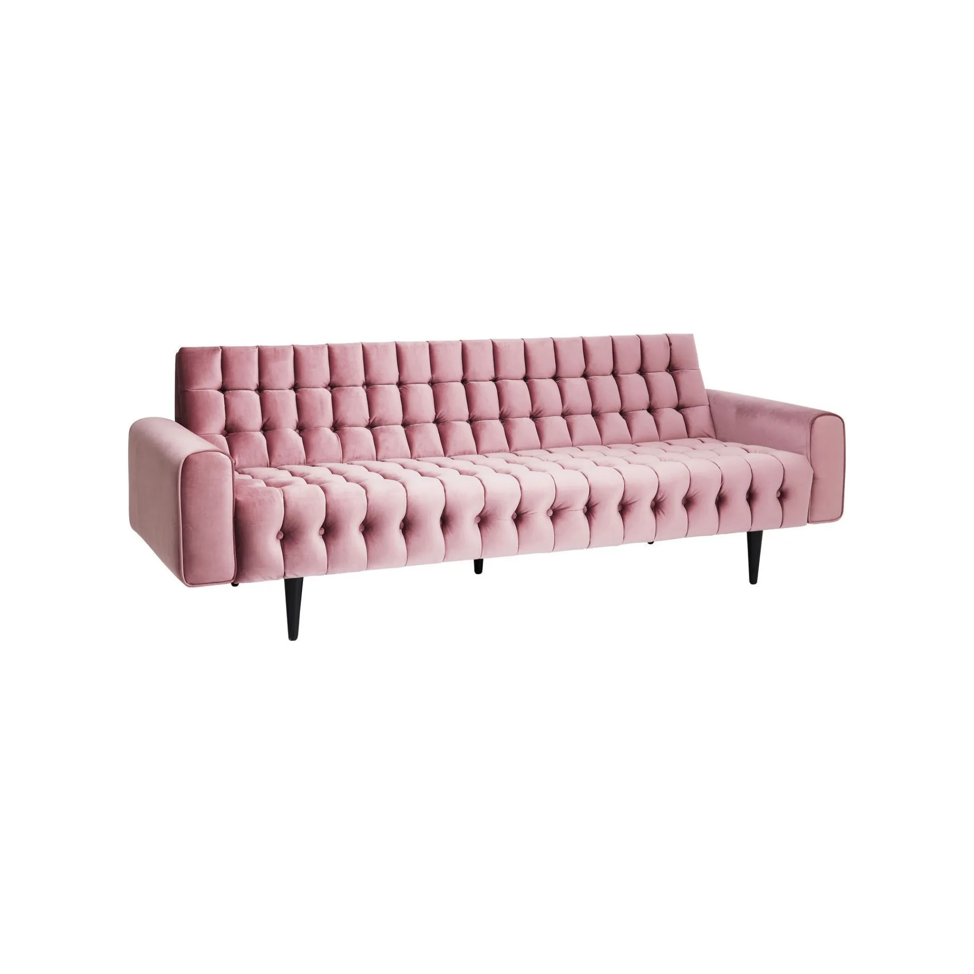 KARE Design Canapé Milchbar 3 Places Velours Rose ^ Canapé & Banquette