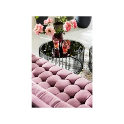 KARE Design Canapé Milchbar 3 Places Velours Rose ^ Canapé & Banquette