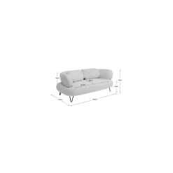 KARE Design Canapé Peppo 2 Places Orange ^ Canapé & Banquette