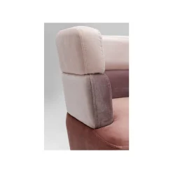 KARE Design Canapé Sandwich 2 Places Velours Rose ^ Canapé & Banquette