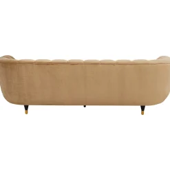 KARE Design Canapé Spectra 3 Places Velours Marron ^ Canapé & Banquette