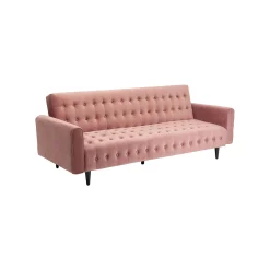 KARE Design Canapé-lit Milchbar Velours Rose ^ Canapé & Banquette