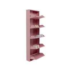 KARE Design Casier à Chaussures Caruso Rose 5 Tiroirs ^ Meuble À Chaussures