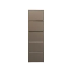 KARE Design Casier à Chaussures Caruso Taupe 5 Tiroirs ^ Meuble À Chaussures