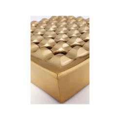 KARE Design Cendrier Soho Carré Laiton 25x25cm ^ Cendrier