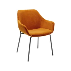 KARE Design Chaise Avec Accoudoirs Avignon Orange ^ Chaise