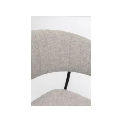 KARE Design Chaise Avec Accoudoirs Belle Grise ^ Chaise
