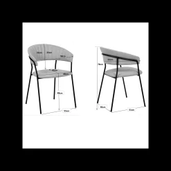 KARE Design Chaise Avec Accoudoirs Belle Rose ^ Chaise