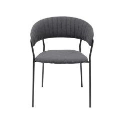 KARE Design Chaise Avec Accoudoirs Belle Anthracite ^ Chaise