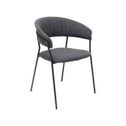 KARE Design Chaise Avec Accoudoirs Belle Anthracite ^ Chaise