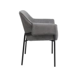 KARE Design Chaise Avec Accoudoirs Bess Grise ^ Chaise