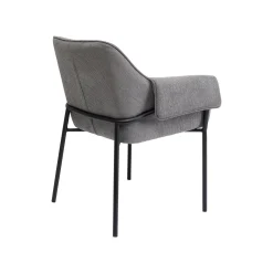 KARE Design Chaise Avec Accoudoirs Bess Grise ^ Chaise