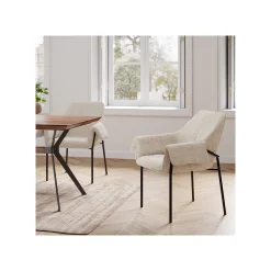KARE Design Chaise Avec Accoudoirs Bess Crème ^ Chaise