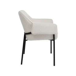 KARE Design Chaise Avec Accoudoirs Bess Crème ^ Chaise