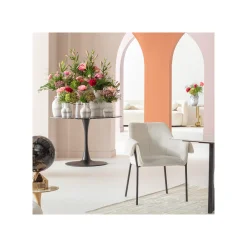 KARE Design Chaise Avec Accoudoirs Bess Crème ^ Chaise