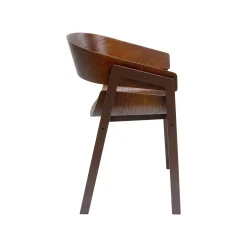 KARE Design Chaise Avec Accoudoirs Biarritz Marron ^ Chaise