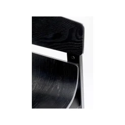 KARE Design Chaise Avec Accoudoirs Biarritz Noire ^ Chaise