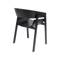 KARE Design Chaise Avec Accoudoirs Biarritz Noire ^ Chaise