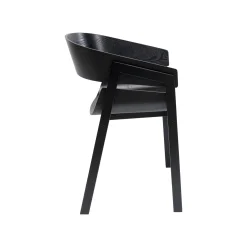 KARE Design Chaise Avec Accoudoirs Biarritz Noire ^ Chaise