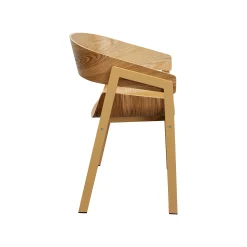 KARE Design Chaise Avec Accoudoirs Biarritz Nature ^ Chaise