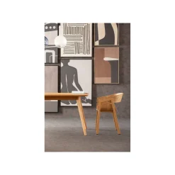 KARE Design Chaise Avec Accoudoirs Biarritz Nature ^ Chaise