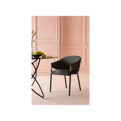 KARE Design Chaise Avec Accoudoirs Boulevard Grise ^ Chaise
