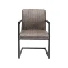 KARE Design Chaise Avec Accoudoirs Cantilever Thamos Marron ^ Chaise