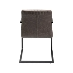 KARE Design Chaise Avec Accoudoirs Cantilever Thamos Marron ^ Chaise