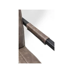 KARE Design Chaise Avec Accoudoirs Cantilever Thamos Marron ^ Chaise