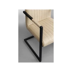 KARE Design Chaise Avec Accoudoirs Cantilever Thamos Beige ^ Chaise