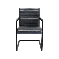 KARE Design Chaise Avec Accoudoirs Cantilever Lola Grise ^ Chaise