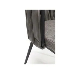 KARE Design Chaise Avec Accoudoirs Cheerio Grise ^ Chaise