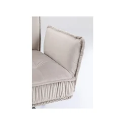 KARE Design Chaise Avec Accoudoirs Chelsea Grise ^ Chaise