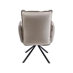 KARE Design Chaise Avec Accoudoirs Chelsea Grise ^ Chaise