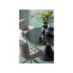 KARE Design Chaise Avec Accoudoirs Chelsea Grise ^ Chaise