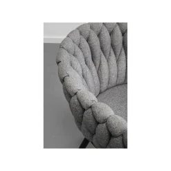 KARE Design Chaise Avec Accoudoirs Dean Grise ^ Chaise