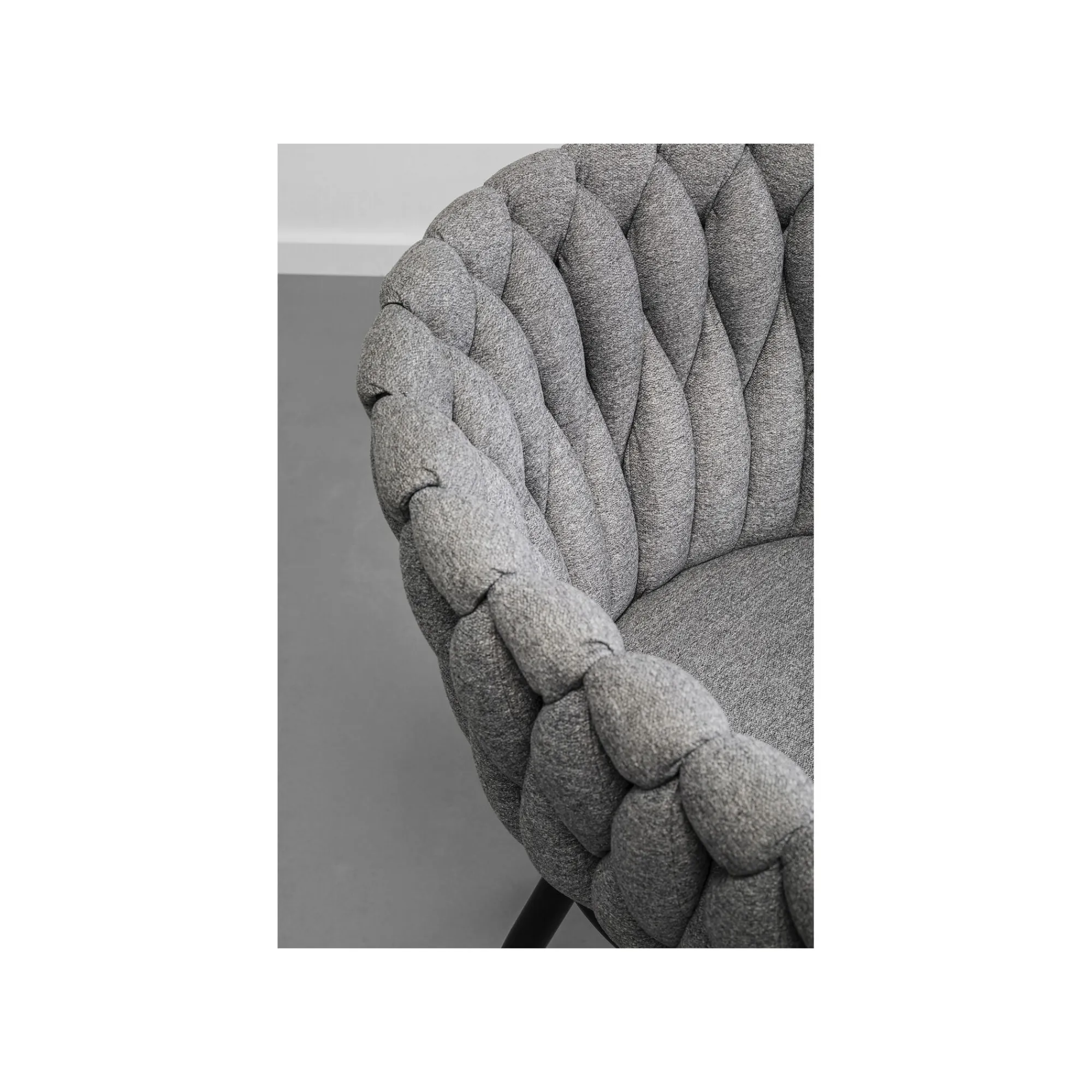KARE Design Chaise Avec Accoudoirs Dean Grise ^ Chaise