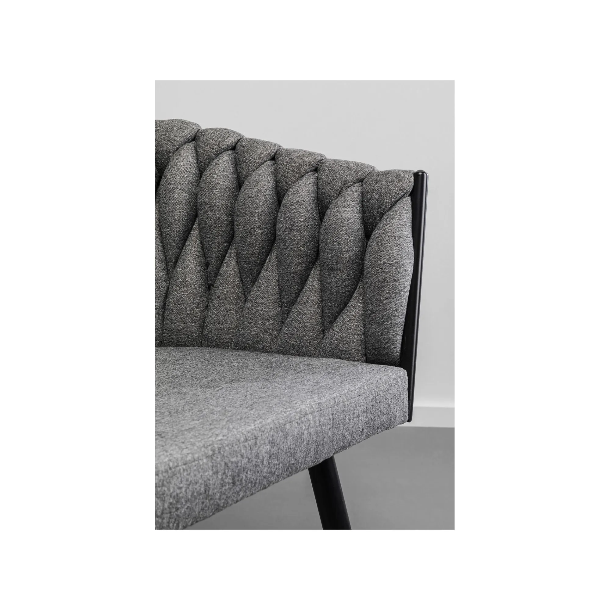 KARE Design Chaise Avec Accoudoirs Dean Grise ^ Chaise