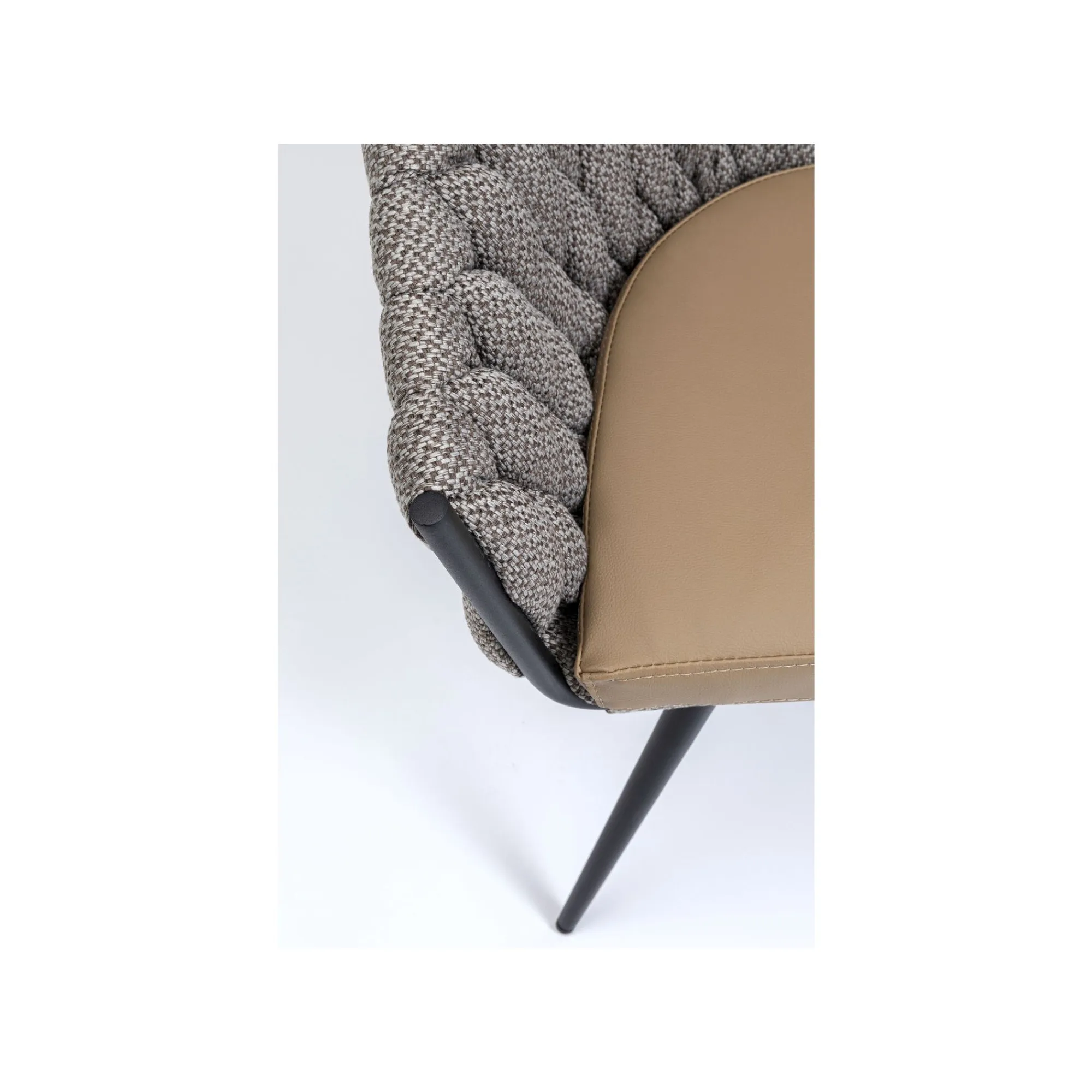 KARE Design Chaise Avec Accoudoirs Knot Marron ^ Chaise