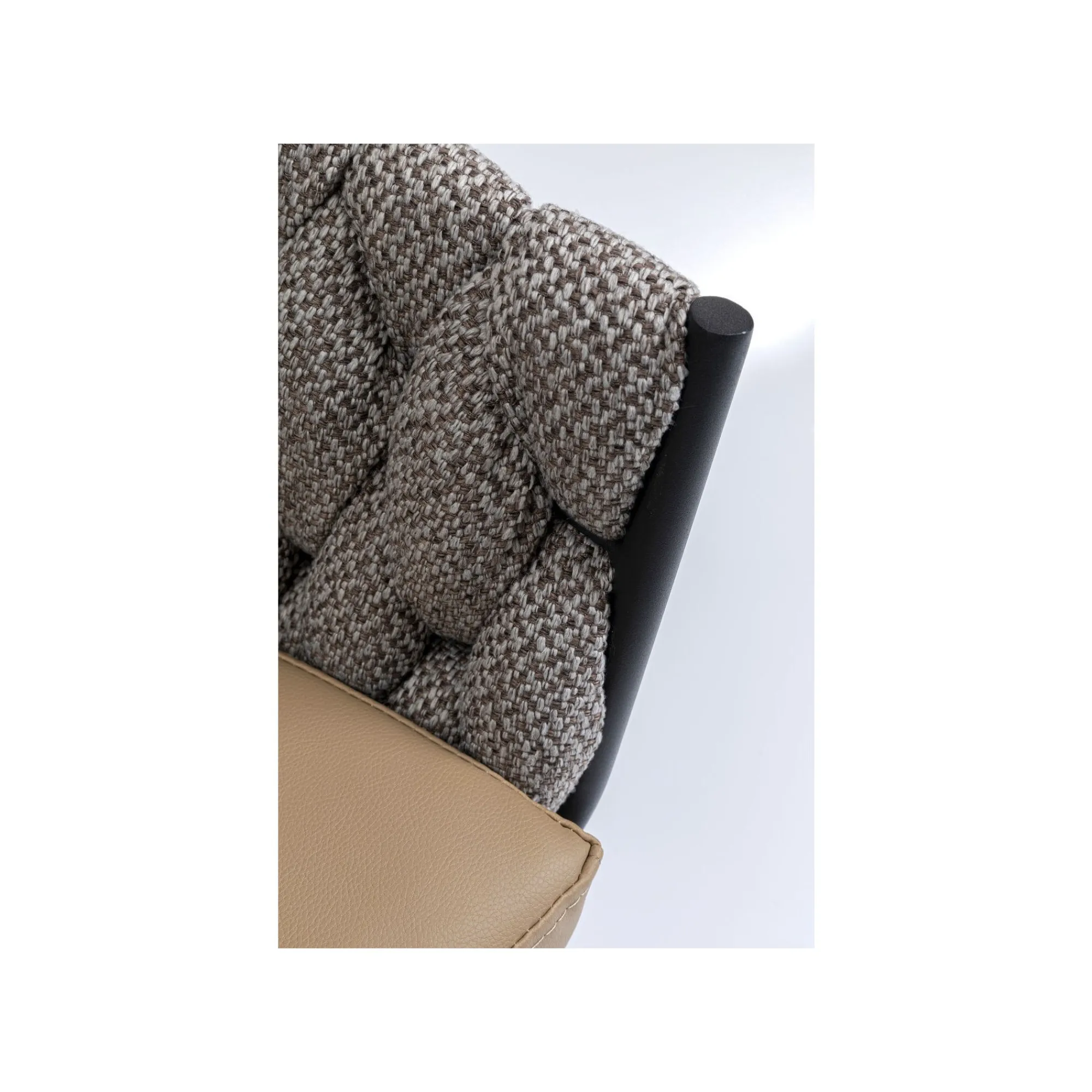 KARE Design Chaise Avec Accoudoirs Knot Marron ^ Chaise