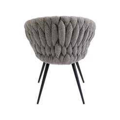 KARE Design Chaise Avec Accoudoirs Knot Marron ^ Chaise
