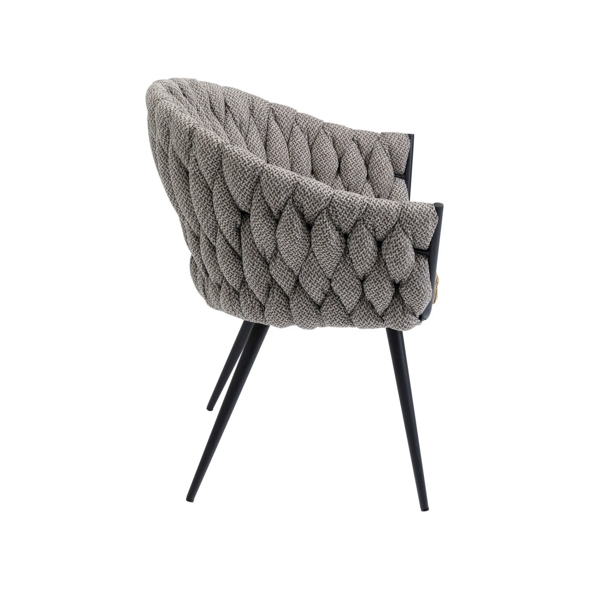 KARE Design Chaise Avec Accoudoirs Knot Marron ^ Chaise